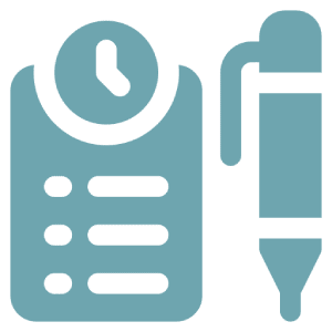Appointment scheduling icon illustration