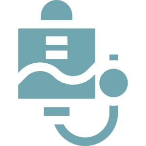 Medical saline solution illustration