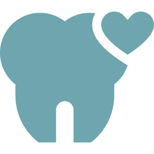 Tooth with small heart